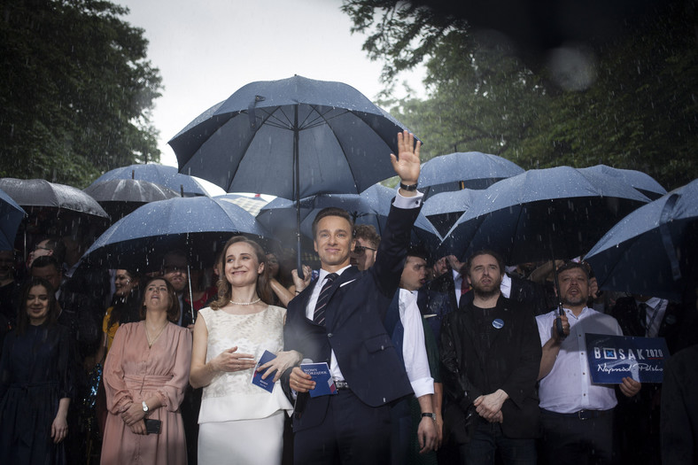 Karina Bosak wspierała męża podczas kampanii prezydenckiej