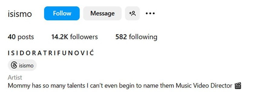 Isidora promenila prezime