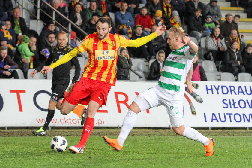 Pilka nozna. Ekstraklasa. Gornik Zabrze - Korona Kielce. 09.05.2018