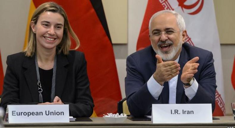 Iran's Zarif, EU say nuclear deal is new chapter of hope