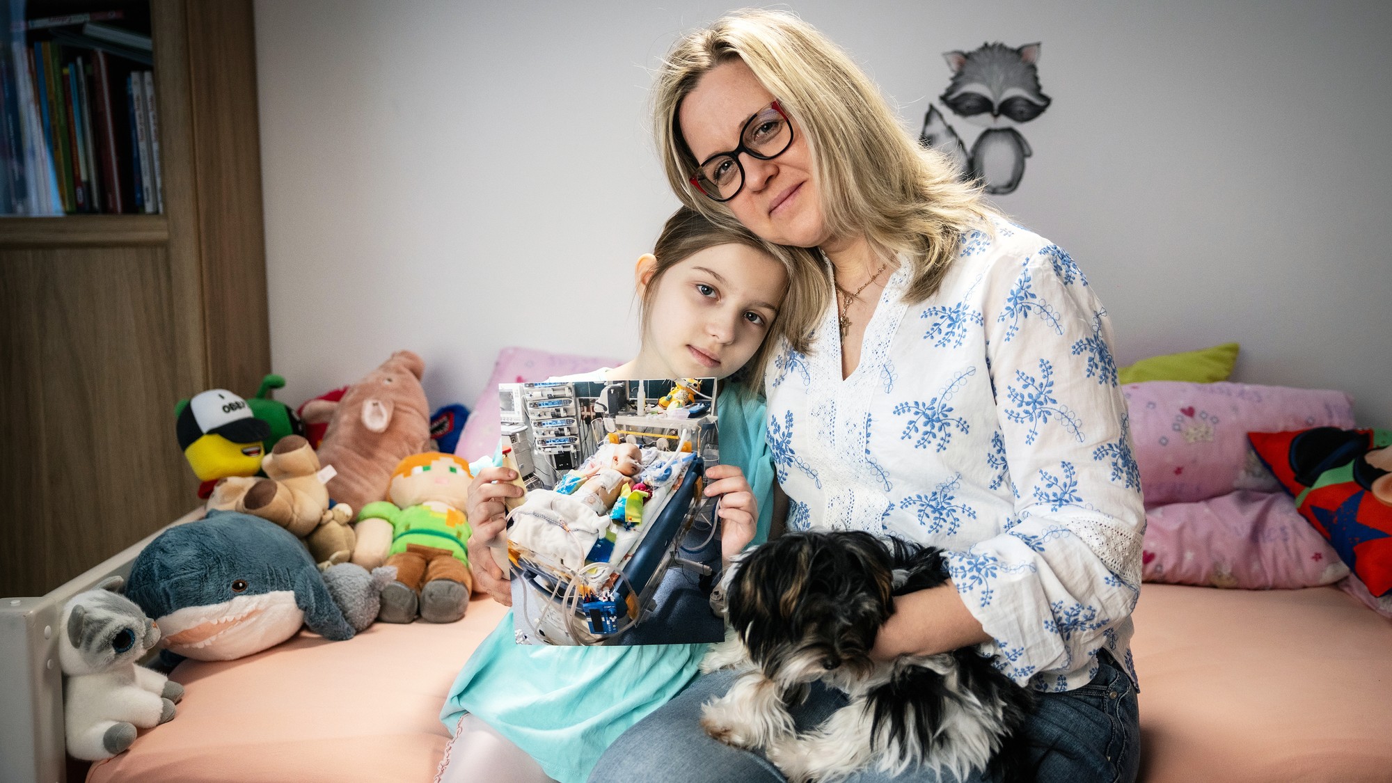 Miuška spolu s maminou