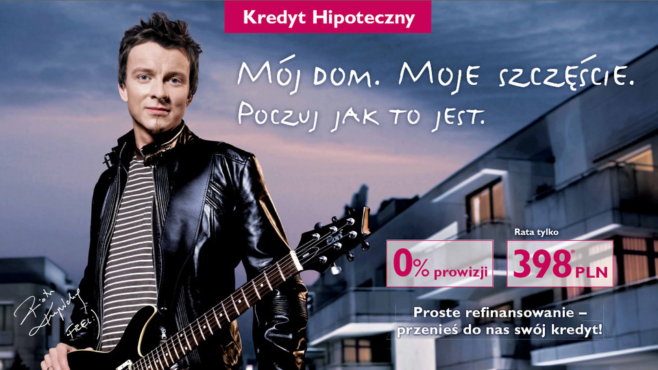 Piotr Kupicha w reklamie Banku Millenium