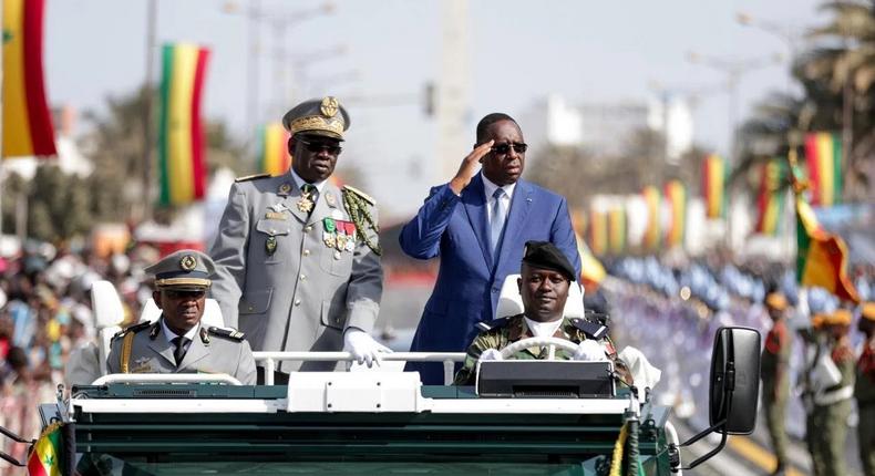 Le président Macky Sall lors de la fête de l'indépendance, le 4 Avril 2019