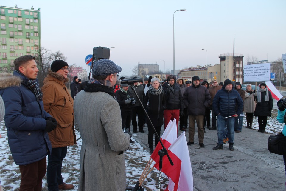 Protest SLD przeciwko polityce historycznej rządu PiS