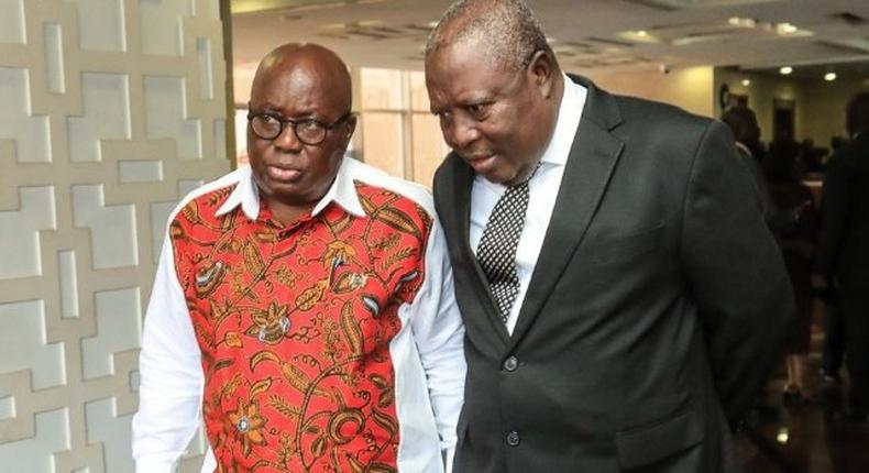 President Nana Addo Dankwa Akufo-Addo with Special Prosecutor, Martin Amidu