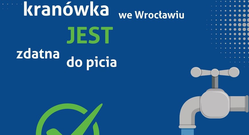 Woda w kranie we Wrocławiu jest zdatna do picia