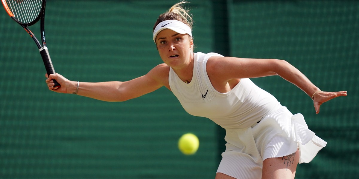 Wimbledon Jelina Switolina w półfinale Tenis