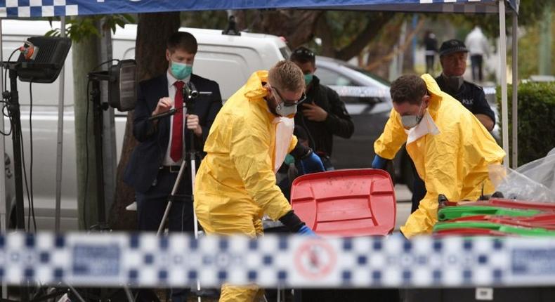 Australian police raided five homes over an alleged plot to blow up a plane