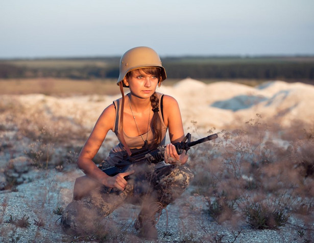 Kobieta żołnierz