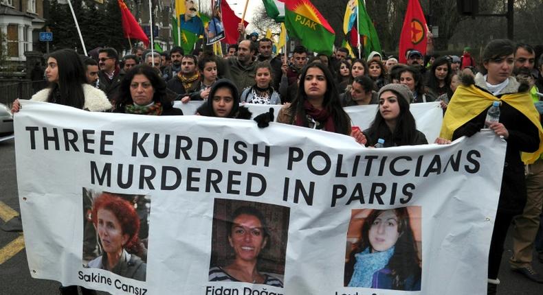 Kurds in a number of countries have called for justice for the three assassinated activists