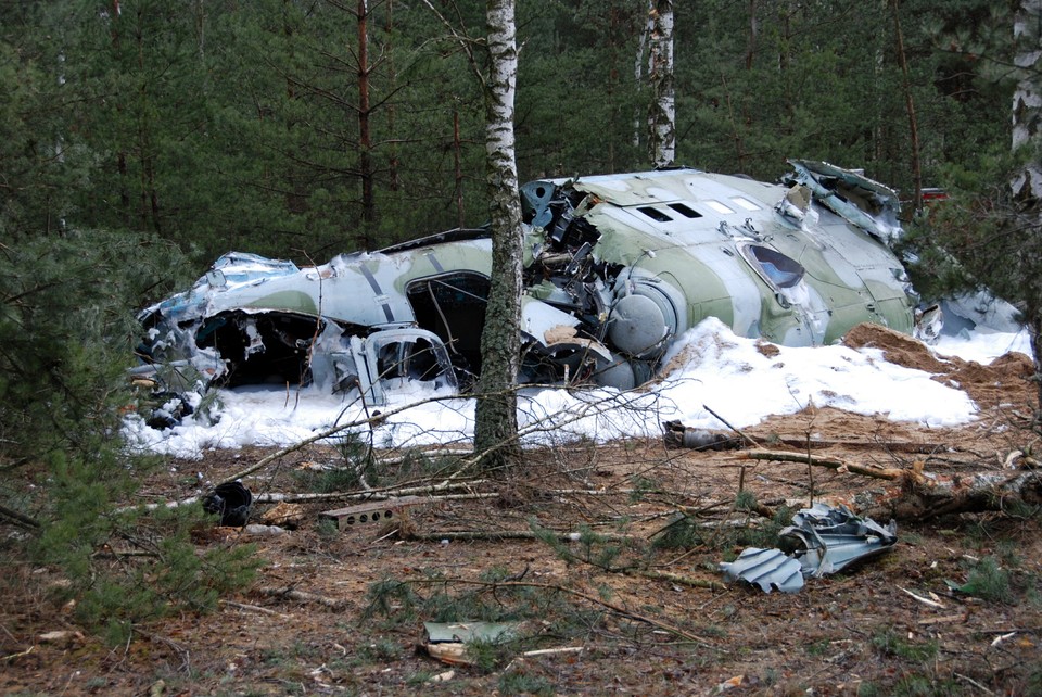 CHORĄGIEWKA WYPADEK ŚMIGŁOWCA WOJSKOWEGO MI-24