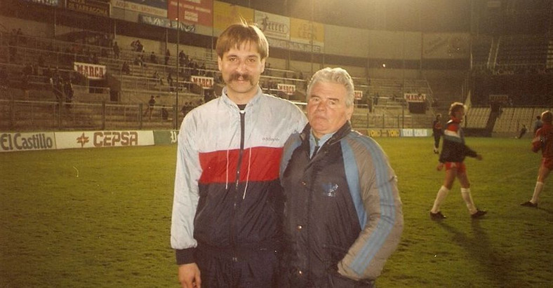 Bogusław Łobacz i Lucjan Brychczy