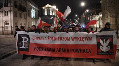 Warszawa: zatrzymania podczas marszów w dniu żołnierzy wyklętych