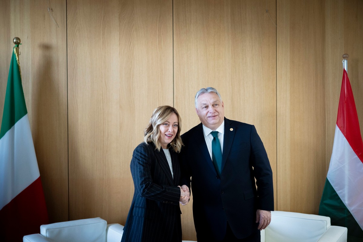Giorgia Meloni i Viktor Orban
