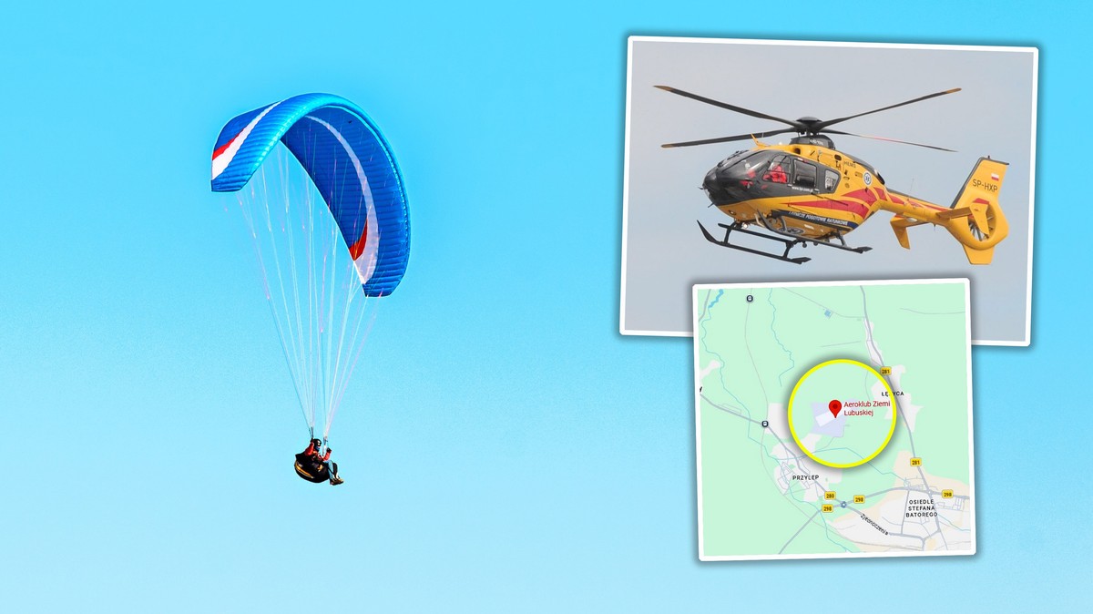 Dramat na lotnisku w Zielonej Górze. 