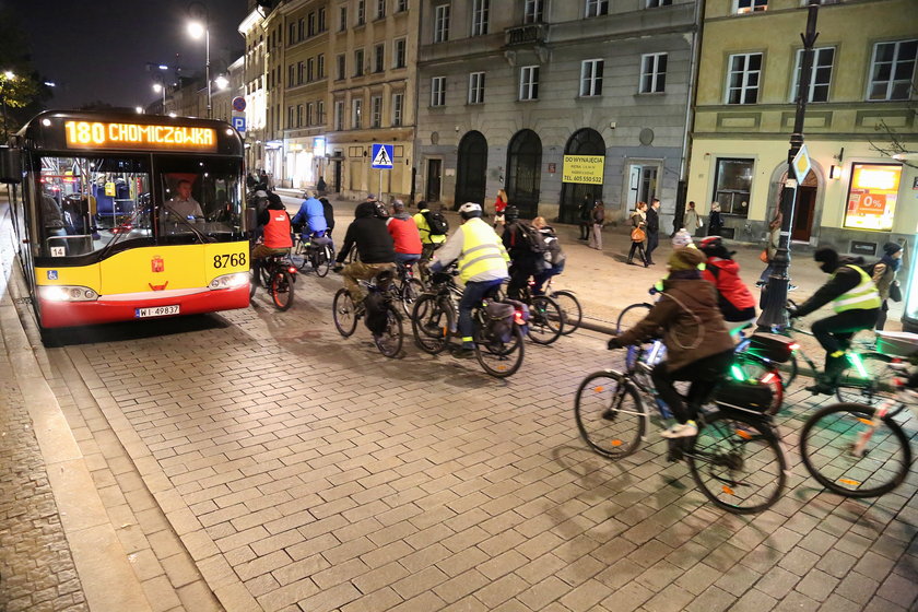 Masa krytyczna na ulicach stolicy