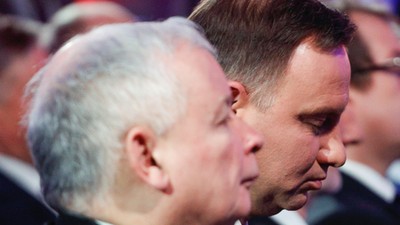 Andrzej Duda i Jarosław Kaczyński, 2017 r. 