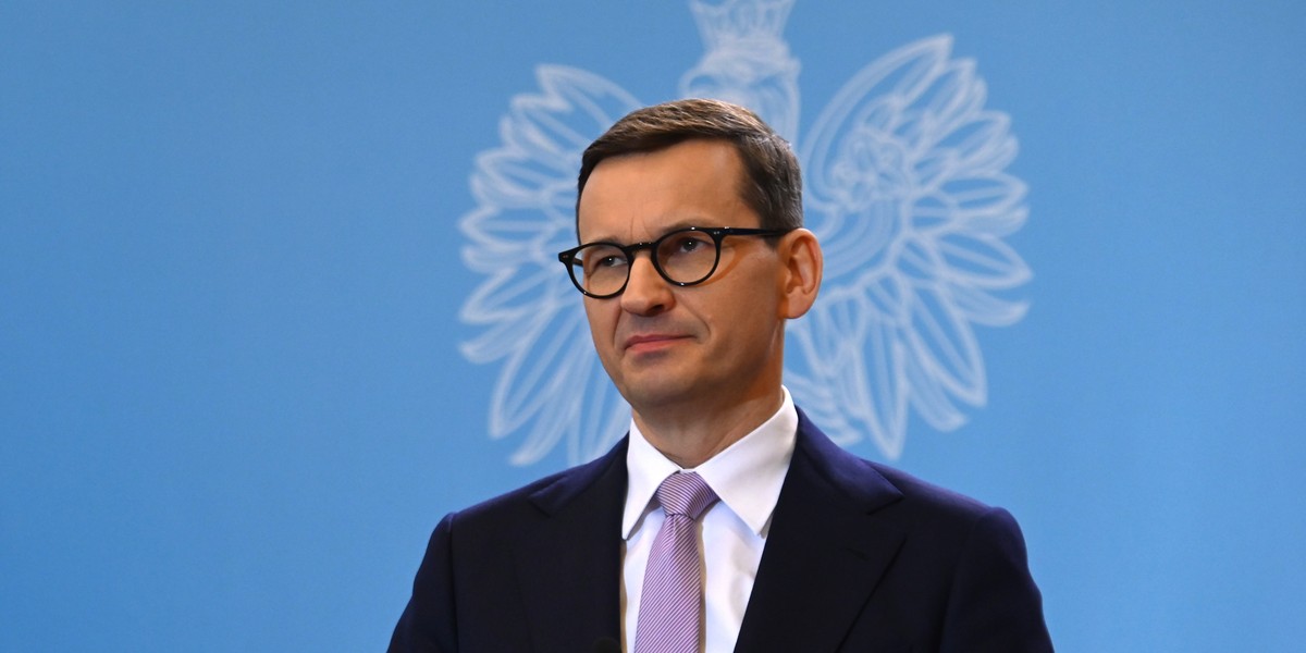 Premier Mateusz Morawiecki.