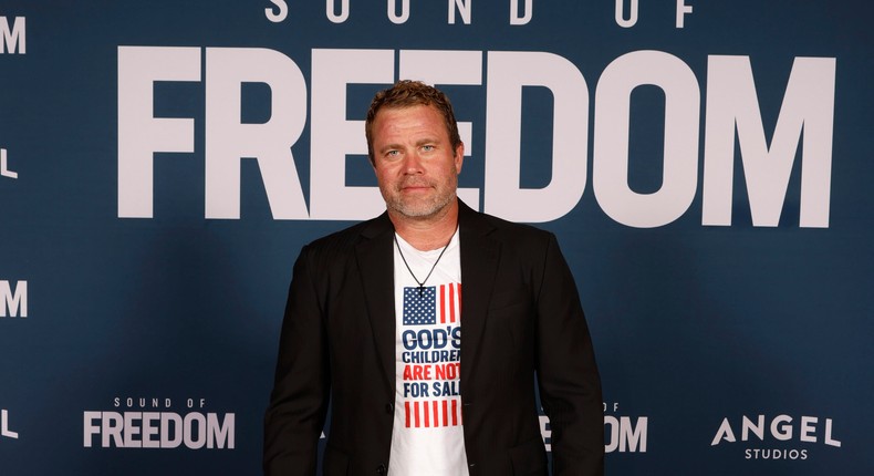 Tim Ballard attends the premiere of Sound of Freedom on June 28, 2023.Fred Hayes/Getty Images