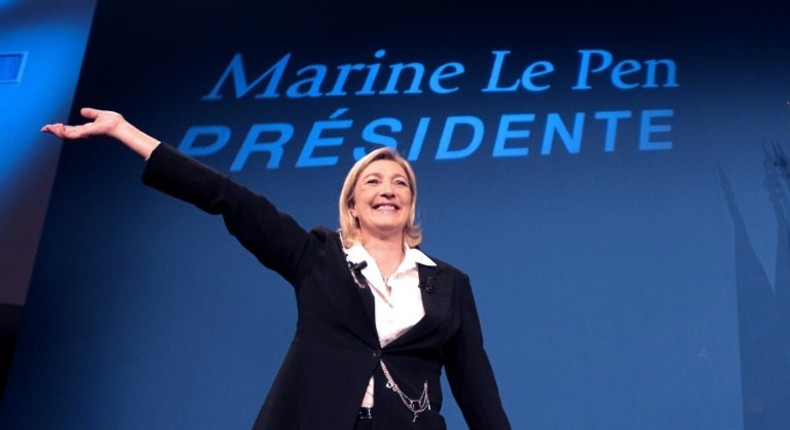 French far-right leader Marine Le Pen