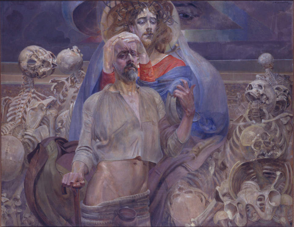 Jacek Malczewski, "Scena symboliczna" (1919)