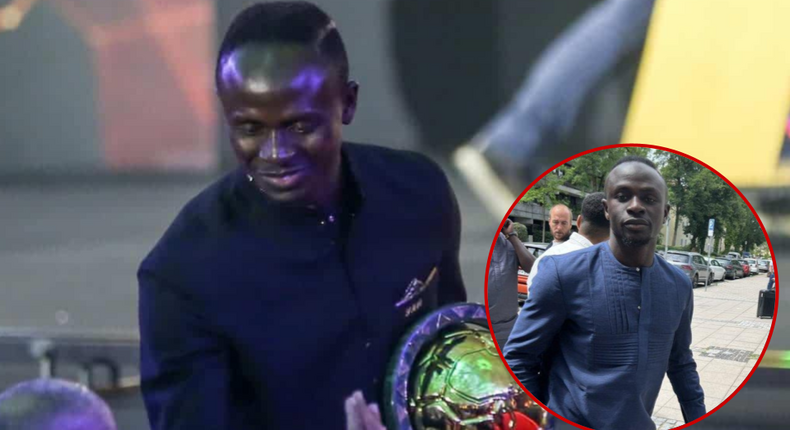 PHOTO 1: Sadio Mane at the 2019 CAF Awards, PHOTO 2: Sadio Mane in Munich