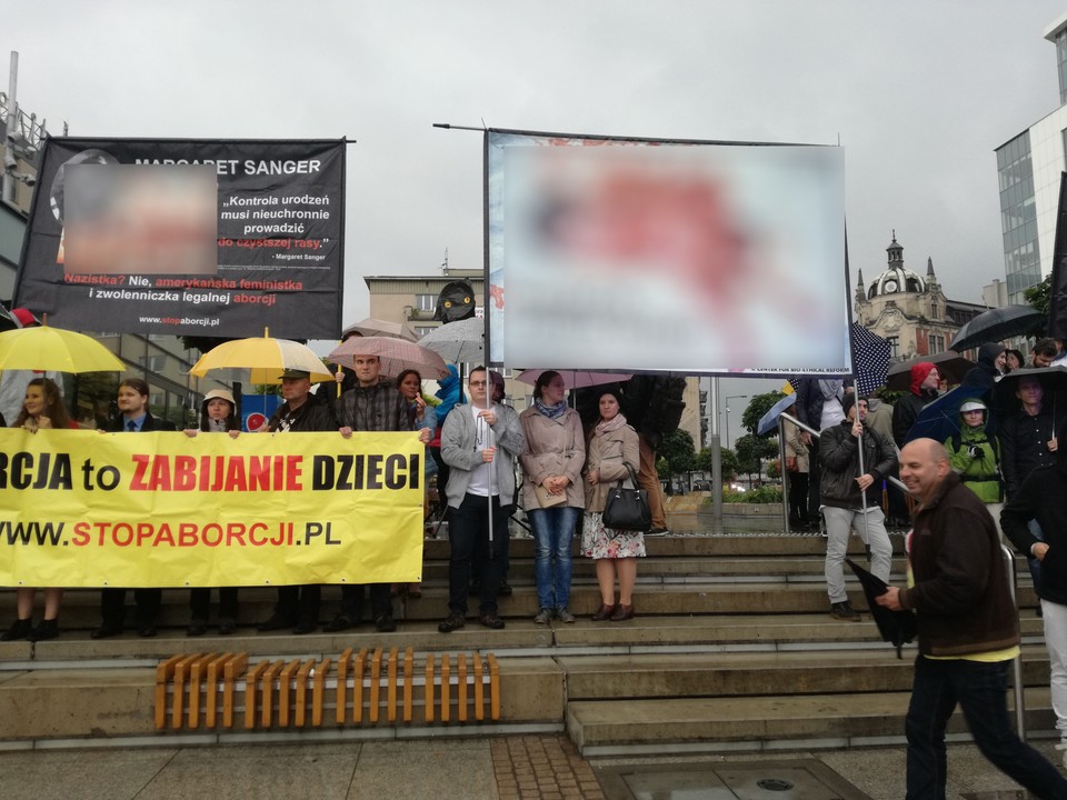 Czarny protest w Katowicach