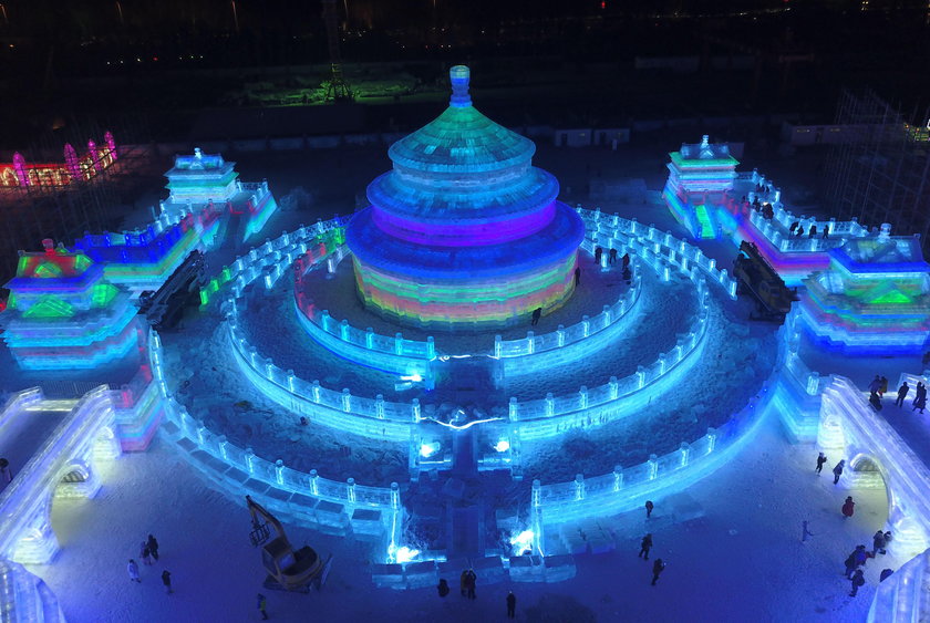 Stworzyli miasto z lodu! Niesamowite zdjęcia