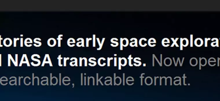 Transkrypcje NASA trafiły do sieci