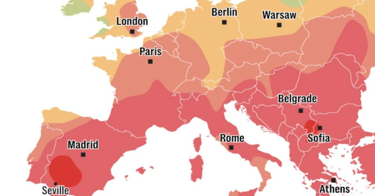 Śmiercionośny upał uderzył w Europę. W weekend choćby 47 stopni Celsjusza