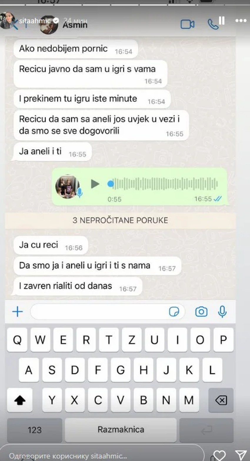 Prepiska Aneli i Asmina