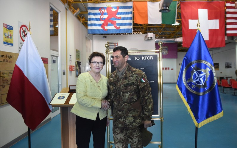 Premier Ewa Kopacz w Kosowie