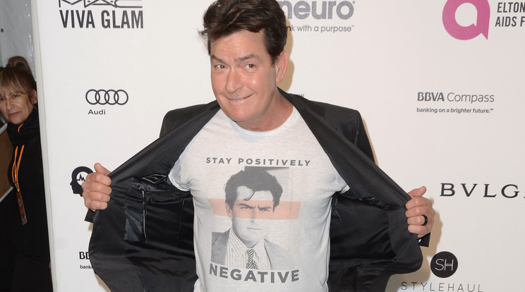 Charlie Sheen legutóbb a HIV-fertőzésével szerepelt mindenhol /Fotó: Northfoto