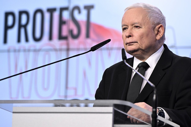 Prezes Prawa i Sprawiedliwości Jarosław Kaczyński