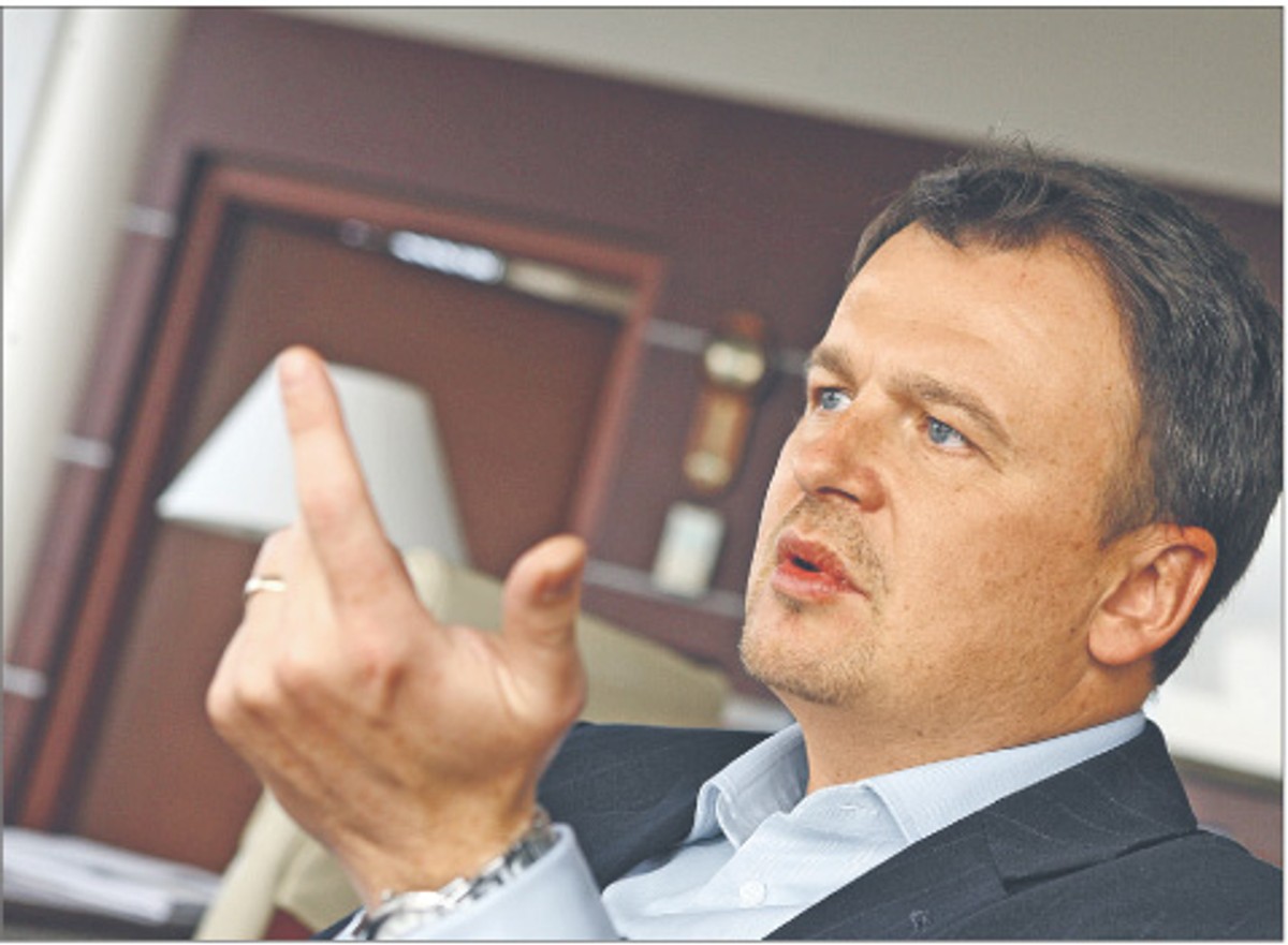 Miroslav Rakowski, prezes Polskiej Telefonii Cyfrowej, operatora sieci T-Mobile w Polsce. Fot. Wojciech Górski