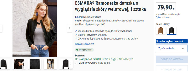 Esmara kurtka damska