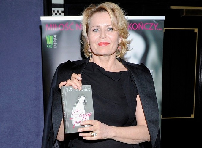 Grażyna Szapołowska na premierze swojej książki 'Ścigając pamięć'