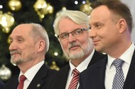 Antoni Macierewicz, Witold Waszczykowski, Andrzej Duda