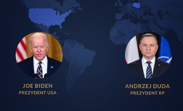 Joe Biden i Andrzej Duda