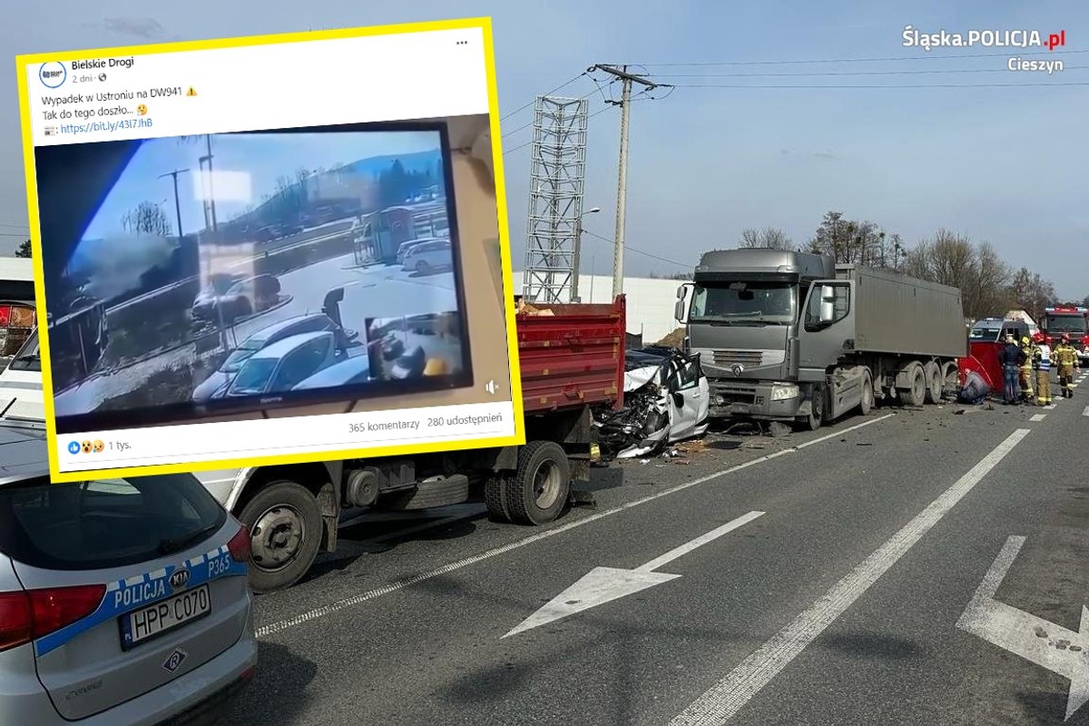 Wypadek biznesmena w Ustroniu