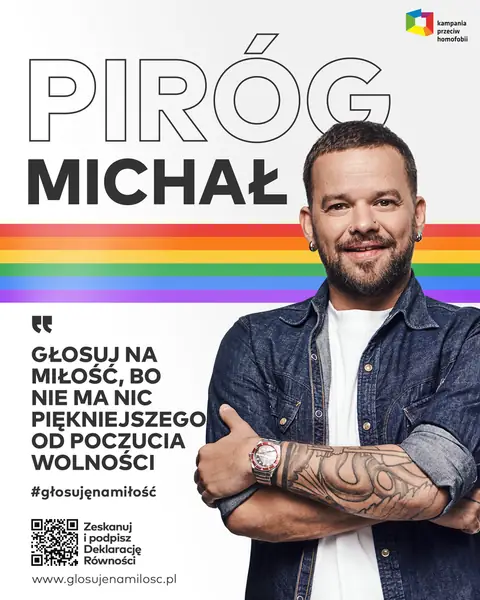 Głosuję na miłość akcja Kampanii Przeciw Homofobii 