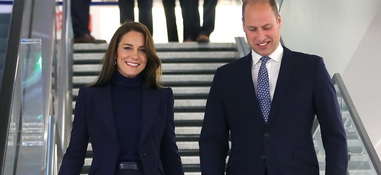 Stylowi księżna Kate i książę William w USA. To pierwsza zagraniczna podróż pary po śmierci królowej Elżbiety. FOTO