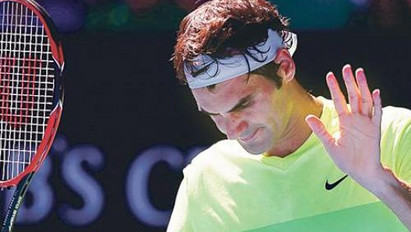 Roder Federer összeomlott