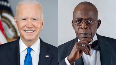 President Joe Biden of USA, President Bola Tinubu of Nigeria