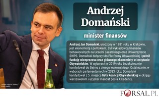 Kim jest Andrzej Domański, nowy minister finansów?