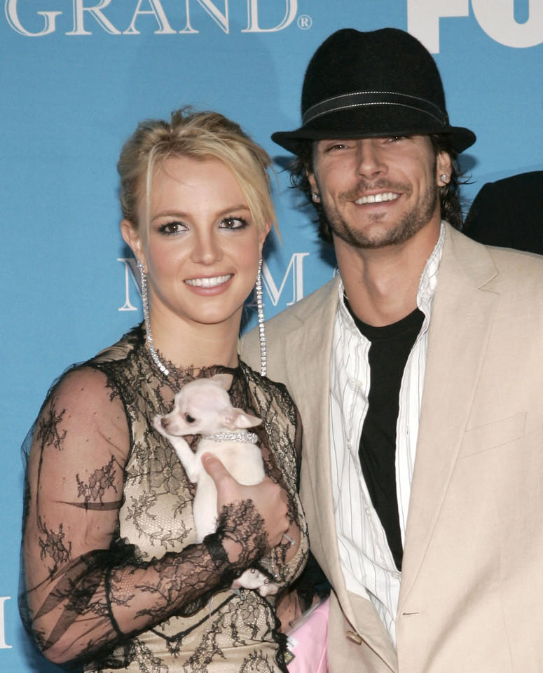 Britney Spears i Kevin Federline w 2004 r.