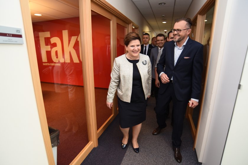 Wizyta Beaty Szydło w redakcji Fakt24.pl