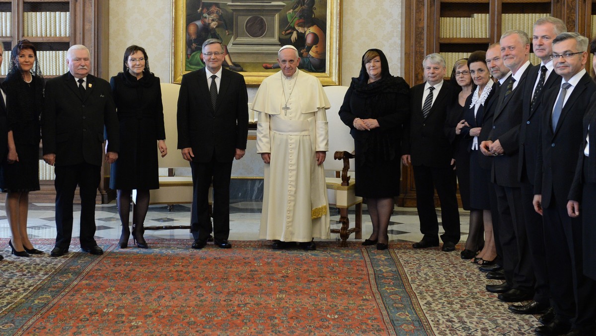 WATYKAN PREZYDENT KOMOROWSKI AUDIENCJA U PAPIEŻA  (Franciszek Bronisław Komorowski)