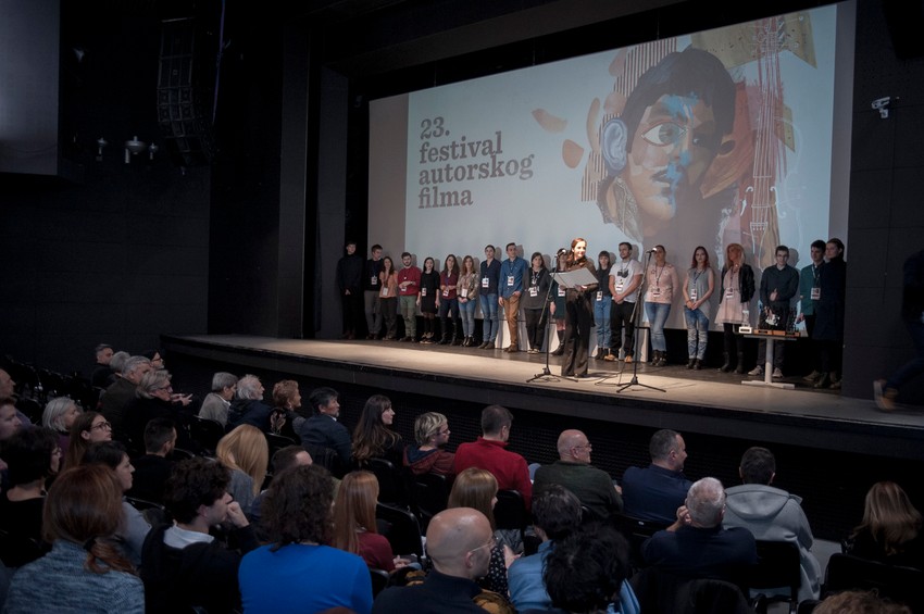 Sa zatvaranja Festivala autorskog filma u Domu omladine