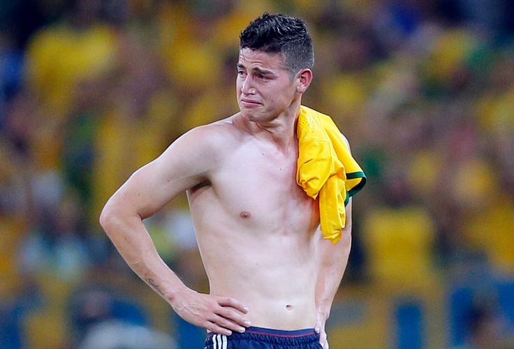 James Rodriguez po meczu z Brazylią płakał jak dziecko